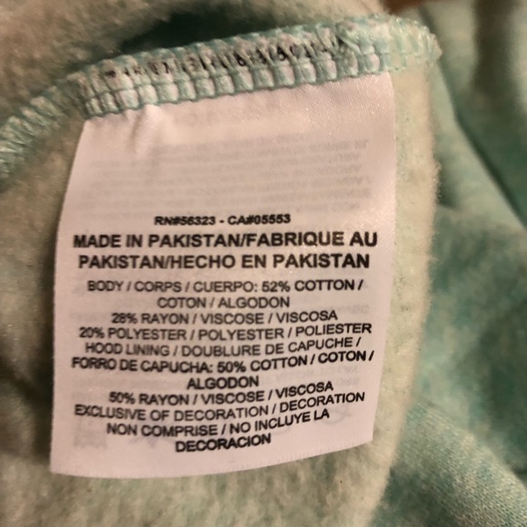 Mint green cowl neck Nike sweatshirt - Picture 5 of 5